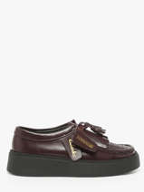 Derby Veterschoenen Torview Uit Leder Clarks Bruin accessoires 26184948